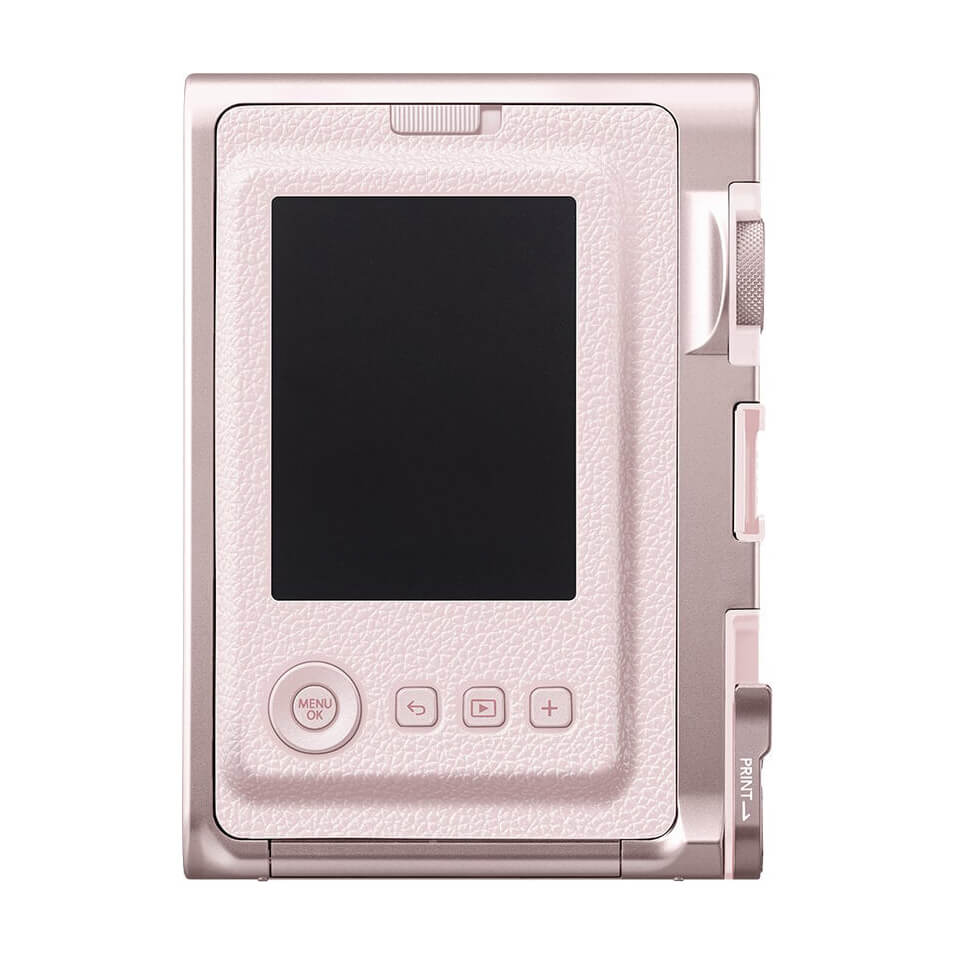 Pachet Aparat Foto Fujifilm Instax Mini Evo Hybrid Gentle Rose+Husa+Film Instant 2x10 - imagine 6