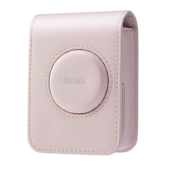 Pachet Aparat Foto Fujifilm Instax Mini Evo Hybrid Gentle Rose+Husa+Film Instant 2x10 - imagine 1